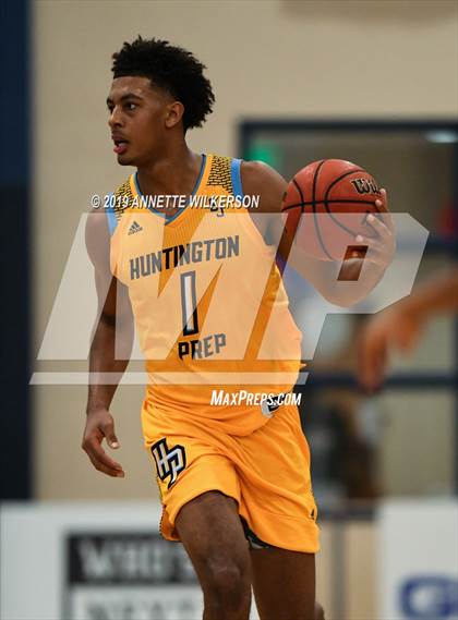 Thumbnail 2 in Huntington St. Joseph Prep vs. Berkeley Prep (ARS/Rescue Rooter National Hoopfest) photogallery.