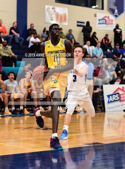 Thumbnail 2 in Huntington St. Joseph Prep vs. Berkeley Prep (ARS/Rescue Rooter National Hoopfest) photogallery.