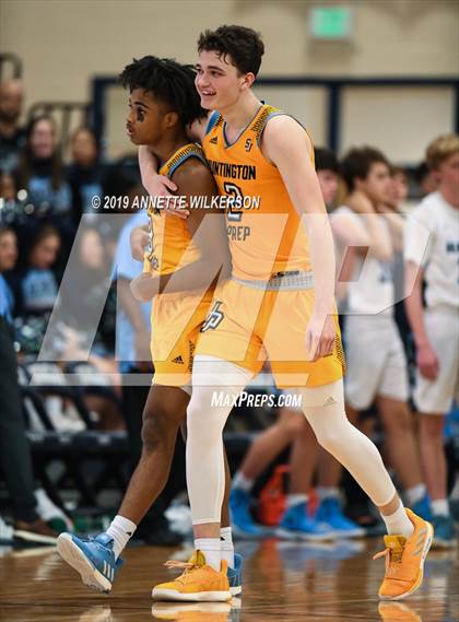 Thumbnail 1 in Huntington St. Joseph Prep vs. Berkeley Prep (ARS/Rescue Rooter National Hoopfest) photogallery.
