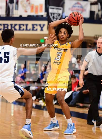Thumbnail 3 in Huntington St. Joseph Prep vs. Berkeley Prep (ARS/Rescue Rooter National Hoopfest) photogallery.