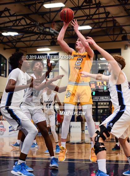 Thumbnail 2 in Huntington St. Joseph Prep vs. Berkeley Prep (ARS/Rescue Rooter National Hoopfest) photogallery.
