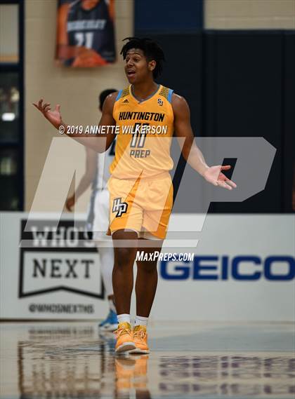 Thumbnail 2 in Huntington St. Joseph Prep vs. Berkeley Prep (ARS/Rescue Rooter National Hoopfest) photogallery.