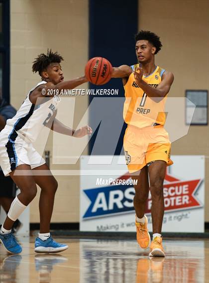 Thumbnail 2 in Huntington St. Joseph Prep vs. Berkeley Prep (ARS/Rescue Rooter National Hoopfest) photogallery.
