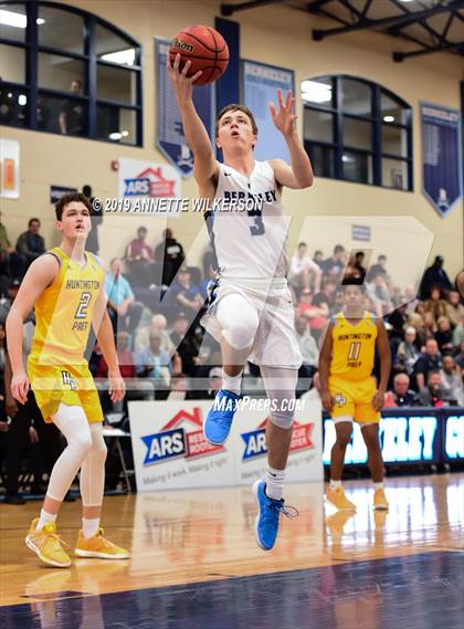Thumbnail 2 in Huntington St. Joseph Prep vs. Berkeley Prep (ARS/Rescue Rooter National Hoopfest) photogallery.