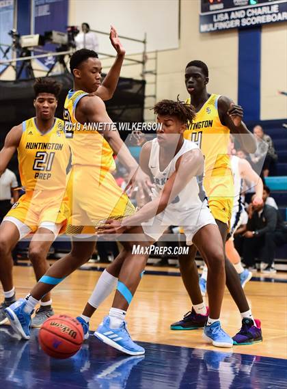 Thumbnail 3 in Huntington St. Joseph Prep vs. Berkeley Prep (ARS/Rescue Rooter National Hoopfest) photogallery.