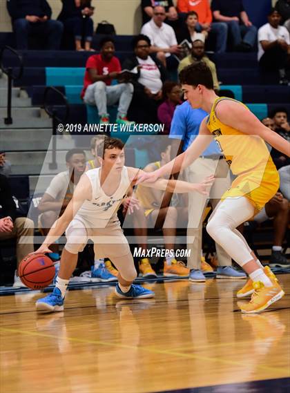 Thumbnail 3 in Huntington St. Joseph Prep vs. Berkeley Prep (ARS/Rescue Rooter National Hoopfest) photogallery.