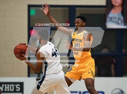Thumbnail 2 in Huntington St. Joseph Prep vs. Berkeley Prep (ARS/Rescue Rooter National Hoopfest) photogallery.