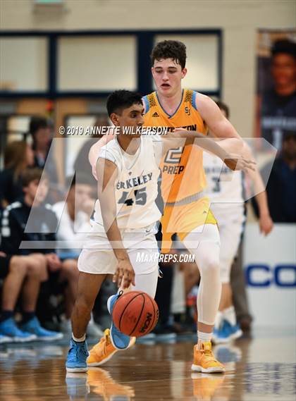 Thumbnail 3 in Huntington St. Joseph Prep vs. Berkeley Prep (ARS/Rescue Rooter National Hoopfest) photogallery.