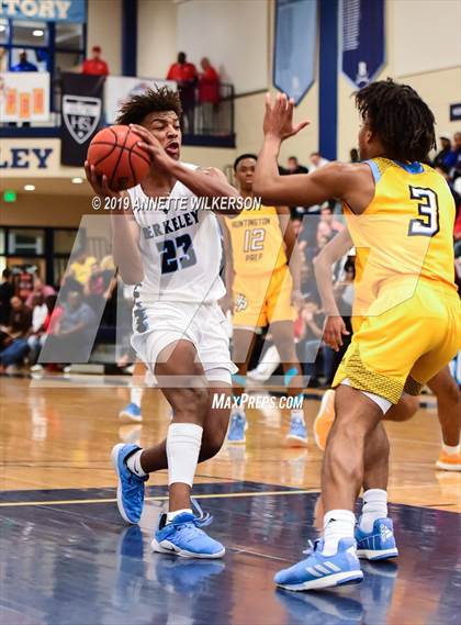Thumbnail 1 in Huntington St. Joseph Prep vs. Berkeley Prep (ARS/Rescue Rooter National Hoopfest) photogallery.