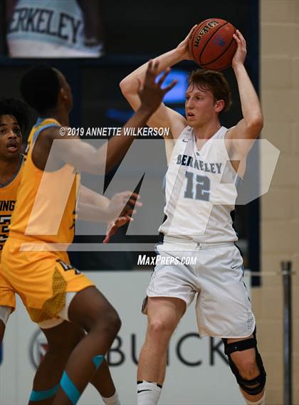 Thumbnail 1 in Huntington St. Joseph Prep vs. Berkeley Prep (ARS/Rescue Rooter National Hoopfest) photogallery.