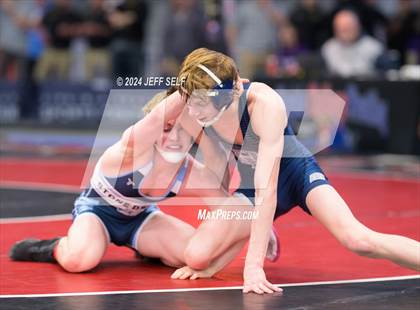 Thumbnail 1 in VHSL Class 5 State Championships 132lbs Semifinals photogallery.