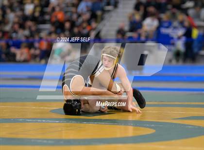 Thumbnail 2 in VHSL Class 5 State Championships 132lbs Semifinals photogallery.