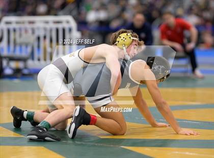 Thumbnail 3 in VHSL Class 5 State Championships 132lbs Semifinals photogallery.