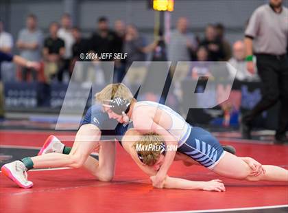 Thumbnail 3 in VHSL Class 5 State Championships 132lbs Semifinals photogallery.