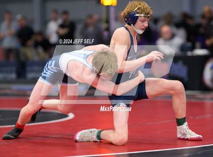 Thumbnail 3 in VHSL Class 5 State Championships 132lbs Semifinals photogallery.
