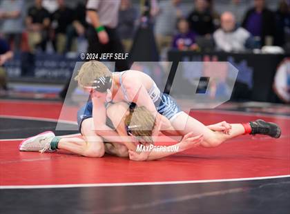 Thumbnail 2 in VHSL Class 5 State Championships 132lbs Semifinals photogallery.