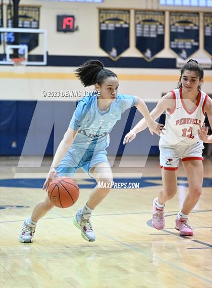 Thumbnail 1 in Penfield vs. Bishop Kearney (NYSPHSAA Section V Class AA Semifinals) photogallery.