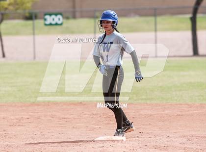 Thumbnail 1 in San Pasqual Valley vs Tonopah Valley (Chandler Prep Softball Classic) photogallery.