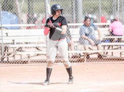 Thumbnail 2 in San Pasqual Valley vs Tonopah Valley (Chandler Prep Softball Classic) photogallery.