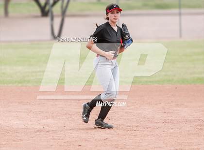 Thumbnail 2 in San Pasqual Valley vs Tonopah Valley (Chandler Prep Softball Classic) photogallery.