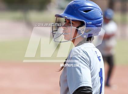 Thumbnail 1 in San Pasqual Valley vs Tonopah Valley (Chandler Prep Softball Classic) photogallery.