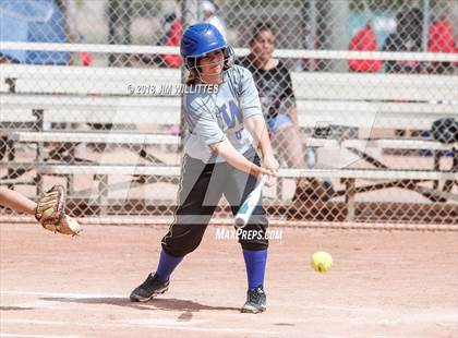 Thumbnail 3 in San Pasqual Valley vs Tonopah Valley (Chandler Prep Softball Classic) photogallery.