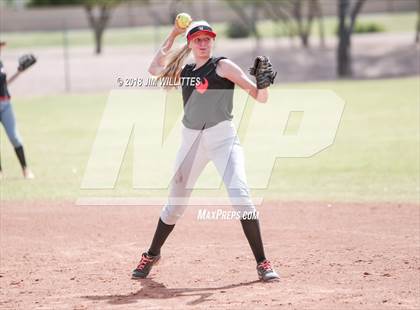 Thumbnail 1 in San Pasqual Valley vs Tonopah Valley (Chandler Prep Softball Classic) photogallery.