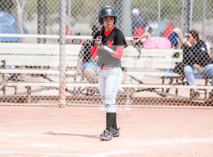Thumbnail 3 in San Pasqual Valley vs Tonopah Valley (Chandler Prep Softball Classic) photogallery.