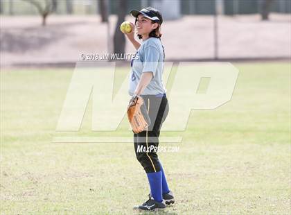 Thumbnail 1 in San Pasqual Valley vs Tonopah Valley (Chandler Prep Softball Classic) photogallery.