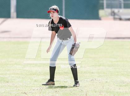 Thumbnail 2 in San Pasqual Valley vs Tonopah Valley (Chandler Prep Softball Classic) photogallery.