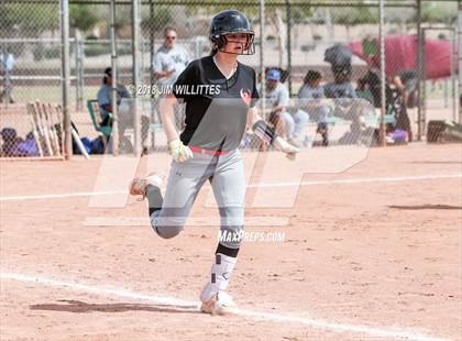 Thumbnail 3 in San Pasqual Valley vs Tonopah Valley (Chandler Prep Softball Classic) photogallery.
