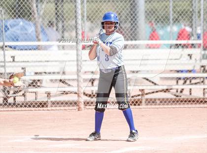 Thumbnail 3 in San Pasqual Valley vs Tonopah Valley (Chandler Prep Softball Classic) photogallery.