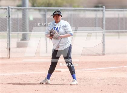 Thumbnail 3 in San Pasqual Valley vs Tonopah Valley (Chandler Prep Softball Classic) photogallery.