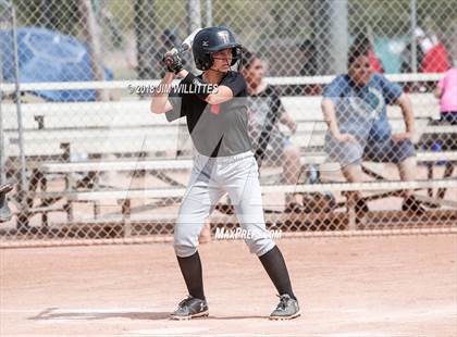 Thumbnail 2 in San Pasqual Valley vs Tonopah Valley (Chandler Prep Softball Classic) photogallery.
