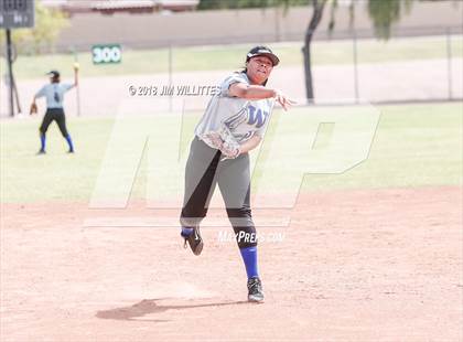 Thumbnail 3 in San Pasqual Valley vs Tonopah Valley (Chandler Prep Softball Classic) photogallery.
