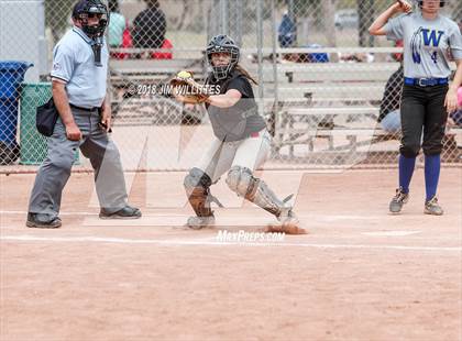 Thumbnail 1 in San Pasqual Valley vs Tonopah Valley (Chandler Prep Softball Classic) photogallery.