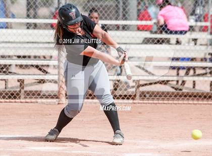 Thumbnail 1 in San Pasqual Valley vs Tonopah Valley (Chandler Prep Softball Classic) photogallery.