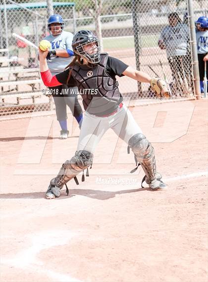 Thumbnail 3 in San Pasqual Valley vs Tonopah Valley (Chandler Prep Softball Classic) photogallery.