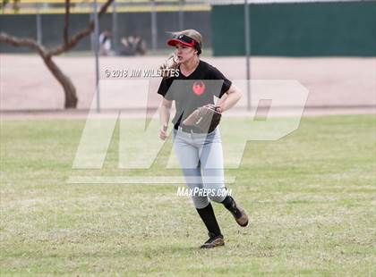 Thumbnail 2 in San Pasqual Valley vs Tonopah Valley (Chandler Prep Softball Classic) photogallery.