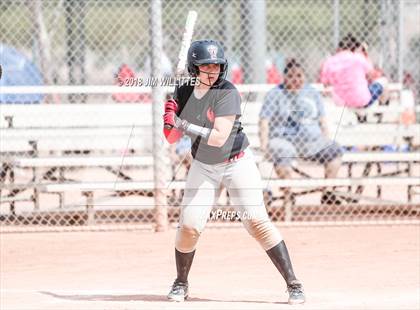 Thumbnail 1 in San Pasqual Valley vs Tonopah Valley (Chandler Prep Softball Classic) photogallery.