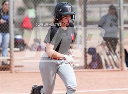 Thumbnail 1 in San Pasqual Valley vs Tonopah Valley (Chandler Prep Softball Classic) photogallery.