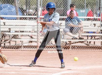 Thumbnail 1 in San Pasqual Valley vs Tonopah Valley (Chandler Prep Softball Classic) photogallery.