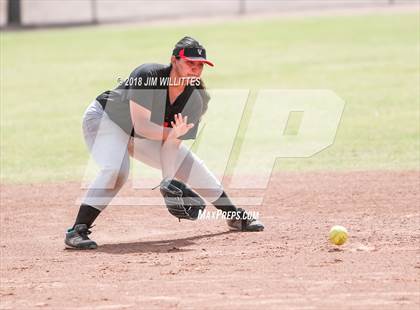 Thumbnail 3 in San Pasqual Valley vs Tonopah Valley (Chandler Prep Softball Classic) photogallery.