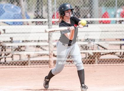 Thumbnail 2 in San Pasqual Valley vs Tonopah Valley (Chandler Prep Softball Classic) photogallery.