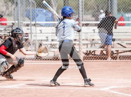 Thumbnail 3 in San Pasqual Valley vs Tonopah Valley (Chandler Prep Softball Classic) photogallery.