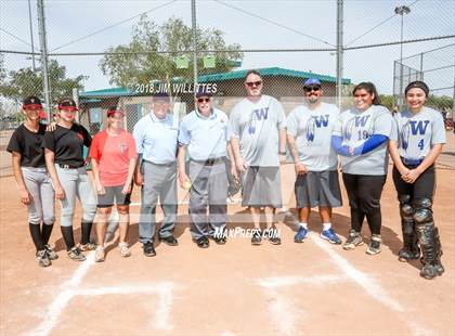 Thumbnail 3 in San Pasqual Valley vs Tonopah Valley (Chandler Prep Softball Classic) photogallery.