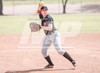 Thumbnail 1 in San Pasqual Valley vs Tonopah Valley (Chandler Prep Softball Classic) photogallery.