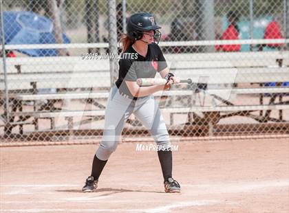 Thumbnail 1 in San Pasqual Valley vs Tonopah Valley (Chandler Prep Softball Classic) photogallery.