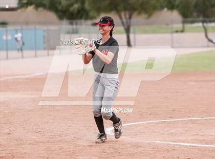 Thumbnail 3 in San Pasqual Valley vs Tonopah Valley (Chandler Prep Softball Classic) photogallery.