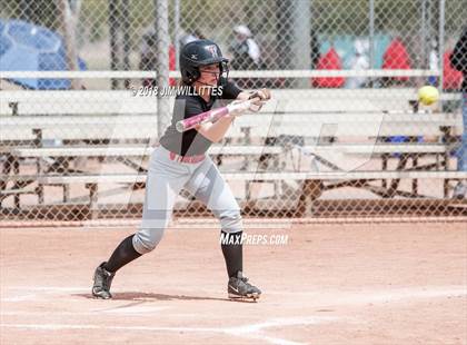 Thumbnail 1 in San Pasqual Valley vs Tonopah Valley (Chandler Prep Softball Classic) photogallery.